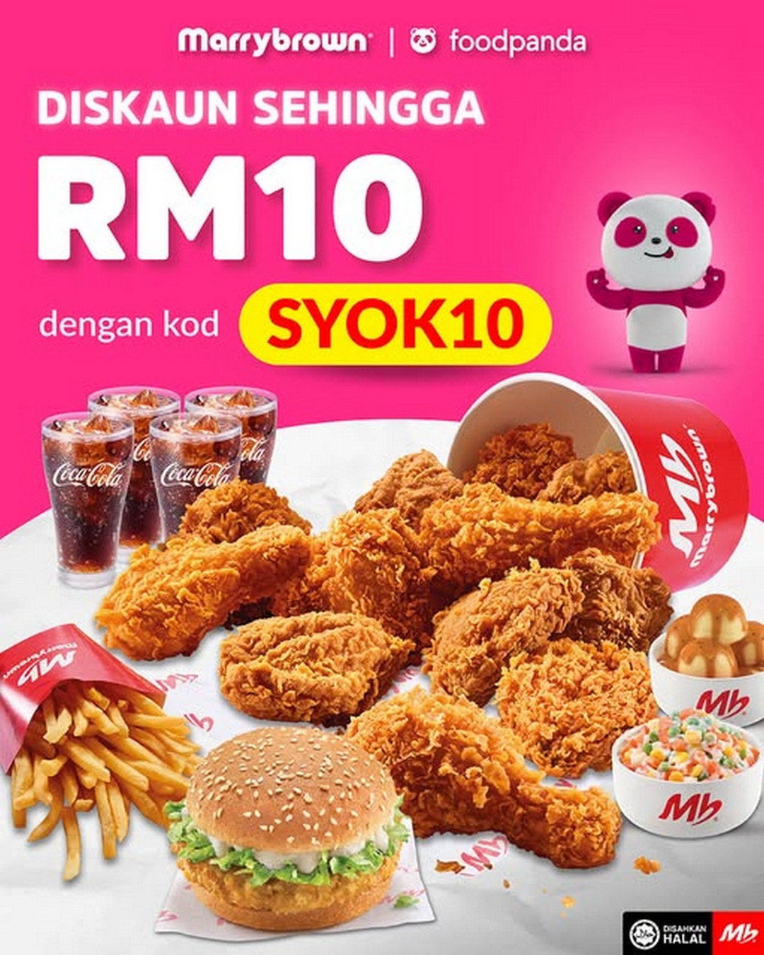 Marrybrown-RM10-OFF-foodpanda-Promotion-–-Enjoy-RM30-Orders 24–31 October 2026: Marrybrown RM10 OFF foodpanda Promotion – Enjoy RM30 Orders for Less with SYOK10 Code