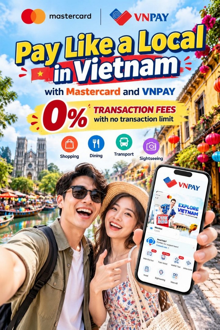 Mastercard-x-VNPAY-Vietnam-Promotion-1 20 October 2026 Onwards: Mastercard x VNPAY Vietnam Promotion – Enjoy 0% Transaction Fees with No Transaction Limit, Convenient Cashless QR Payments and Easy Travel Spending