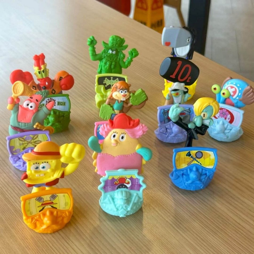 McDonalds-Malaysia-SpongeBob-SquarePants-2 22 October 2026 onwards: McDonald’s Malaysia SpongeBob SquarePants x ONE PIECE Happy Meal Toy Promotion – Collect All 10 Character Mash-Ups