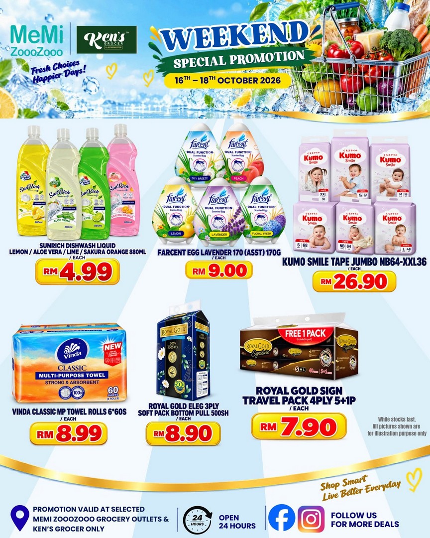MeMi-ZoooZooo-Grocer-Weekend-Grocery-Promotion-15 16-18 October 2026: MeMi ZoooZooo Grocer: Weekend Grocery Promotion on Fresh Picks, Snacks, Frozen Favourites and Everyday Essentials at Special Prices