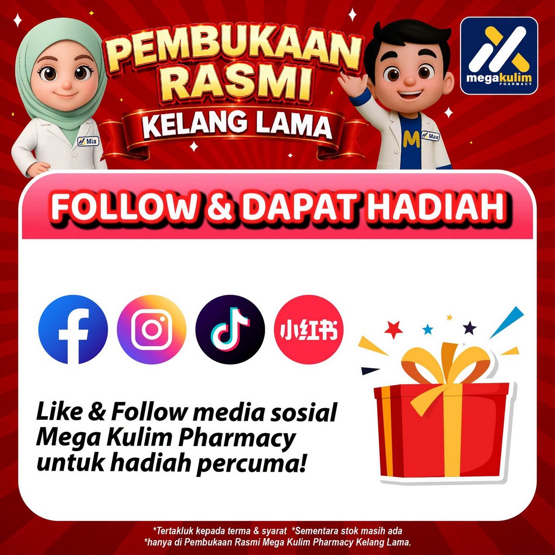 Mega-Kulim-Pharmacy-Klang-Lama-Kulim-Kedah-14 23–25 October 2026: Mega Kulim Pharmacy Klang Lama, Kulim, Kedah: Official Opening Promotion with Free Health Screening, Spin & Win, Lucky Draw, Early Bird Offers and 3-for-2 Deals from 9am to 10pm