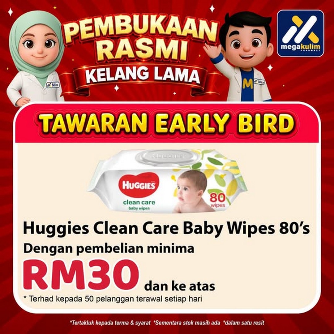 Mega-Kulim-Pharmacy-Klang-Lama-Kulim-Kedah-2 23–25 October 2026: Mega Kulim Pharmacy Klang Lama, Kulim, Kedah: Official Opening Promotion with Free Health Screening, Spin & Win, Lucky Draw, Early Bird Offers and 3-for-2 Deals from 9am to 10pm
