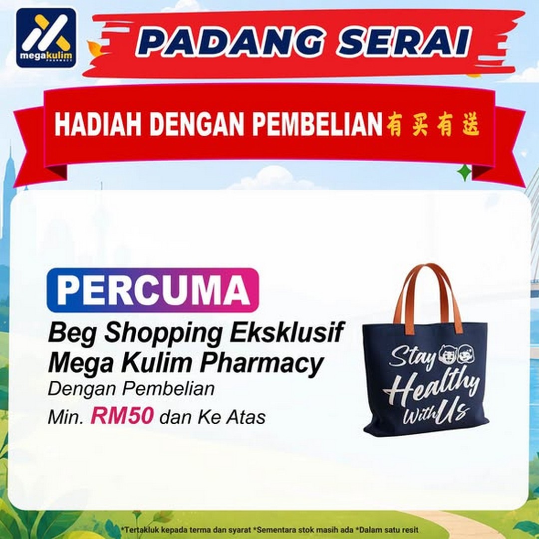 Mega-Kulim-Pharmacy-Padang-Serai-Health-Carnival-Promotion-2 31 October–1 November 2026: Mega Kulim Pharmacy Padang Serai Health Carnival Promotion with Free Health Screening, Buy 3 for 2 Deals and Exclusive Rewards in Kedah