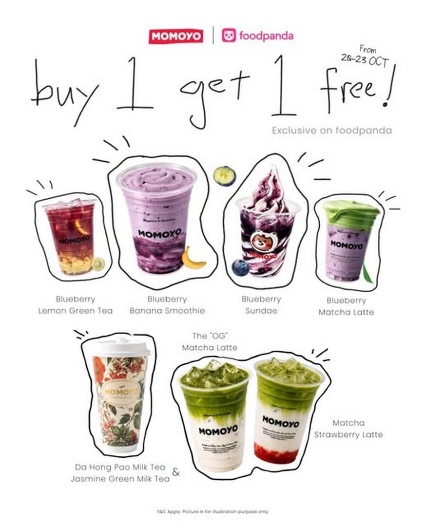 Momoyo-Malaysia-Blueberry-Buy-1-Free-1-Promotion-on-Foodpanda 20–23 October 2026: Momoyo Malaysia Blueberry Buy 1 Free 1 Promotion on Foodpanda – Double the Treats for the Price of One