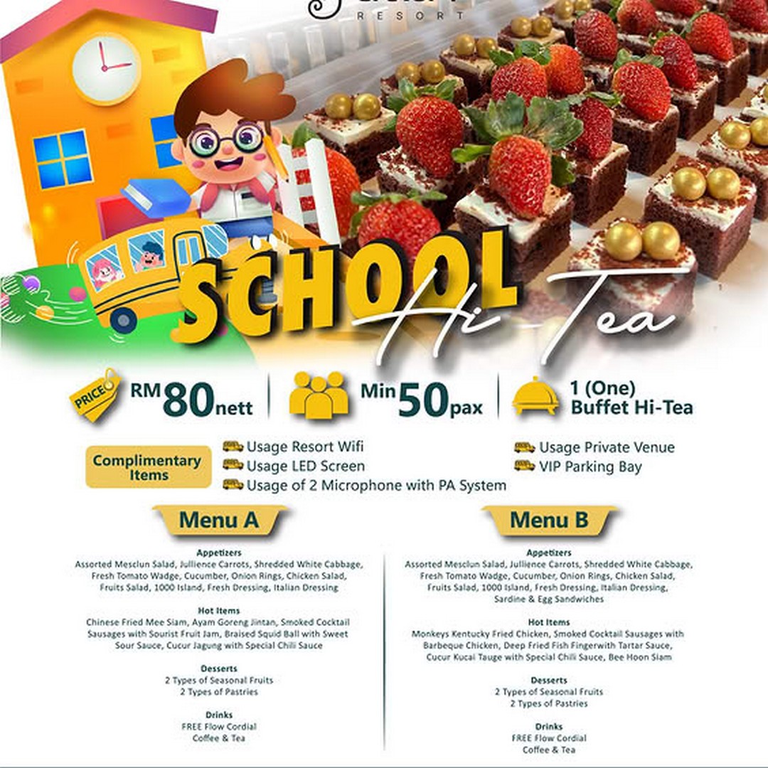 Monkeys-Canopy-School-Hi-Tea-Promotion 26 October 2026 Onwards: Monkeys Canopy School Hi-Tea Promotion – From RM80 Nett Per Person for School Gatherings, Teacher Appreciation and Year-End Celebrations in Cheras, Selangor