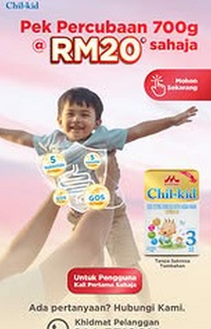Morinaga-Milk-Malaysia-Limited-Sample-Redemption-Promotion 14 October 2026 onwards: Morinaga Milk Malaysia: Limited Sample Redemption Promotion – Get Morinaga Chil-kid 700g for RM20 for Eligible First-Time Users