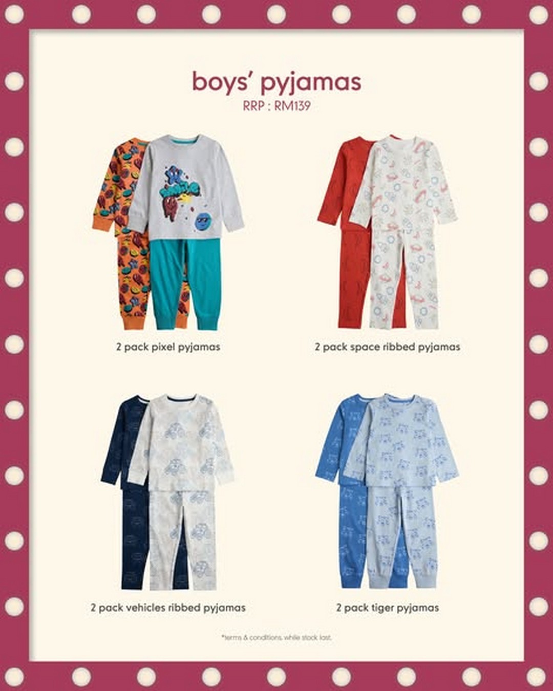 Mothercare-Malaysia-Re-opening-Promotion-2 16-25 October 2026: Mothercare Malaysia: Re-opening Promotion – Kids’ 2-Pack Pyjama Sets at RM89 at IOI City Mall and Pavilion KL