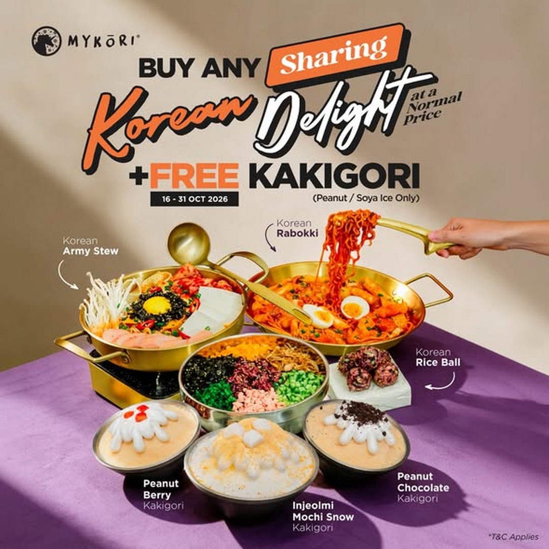 Mykori-Malaysia-Free-Kakigori-with-Any-Sharing-Korean-Delight-Purchase 16–31 October 2026: Myk?ri Malaysia: Free Kakigori with Any Sharing Korean Delight Purchase – Korean Food Promotion
