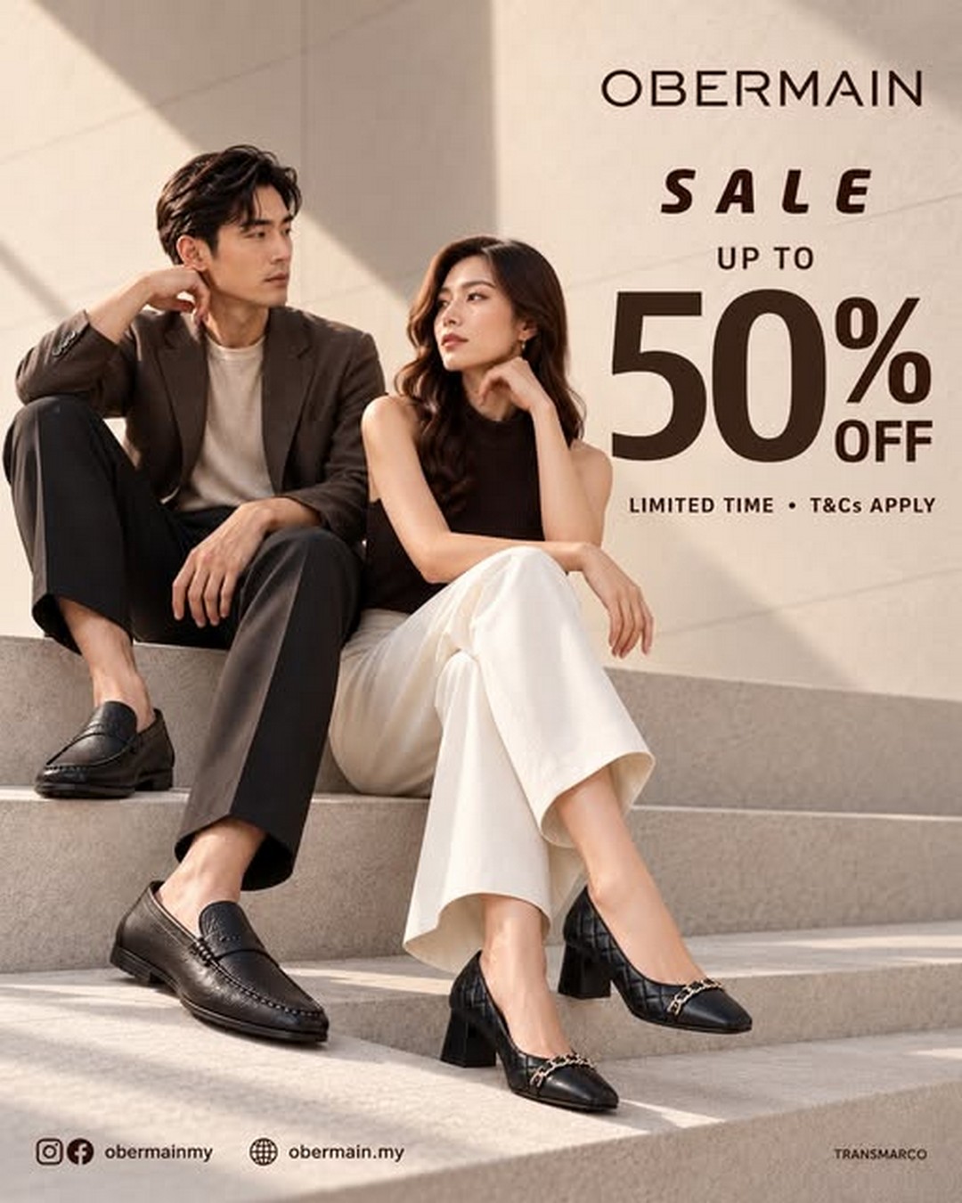 Obermain-Up-to-50-OFF-Footwear-Sale 9 October 2026 onwards: Obermain: Up to 50% OFF Footwear Sale in Malaysia for Office Wear, Weekend Outfits and Everyday Comfort – Shop Online or Visit a Store