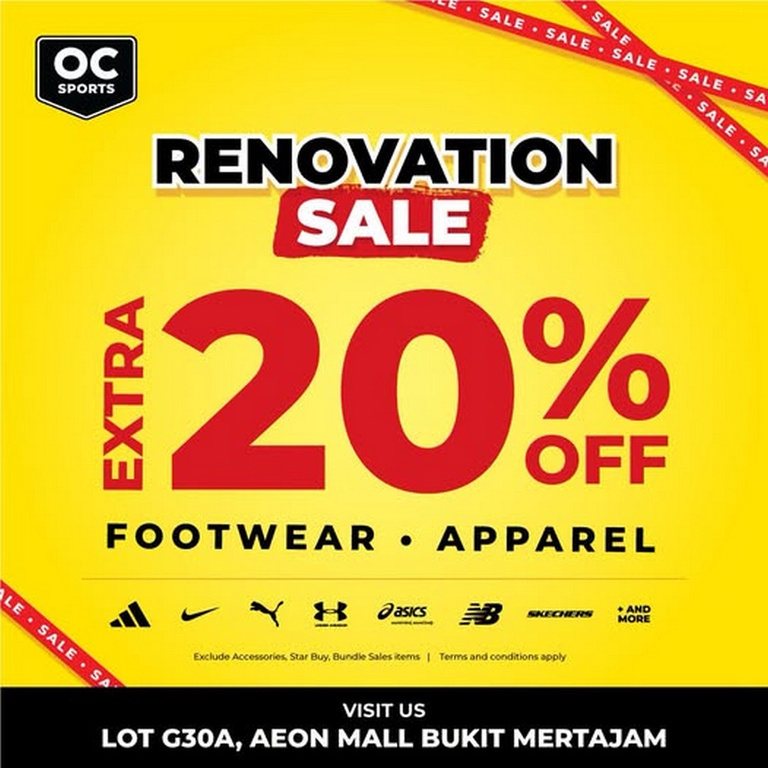 Original-Classic-at-AEON-Mall-Bukit-Mertajam 15 October 2026 Onwards: Original Classic at AEON Mall Bukit Mertajam: Renovation Sale with Extra 20% Off Selected Footwear and Apparel