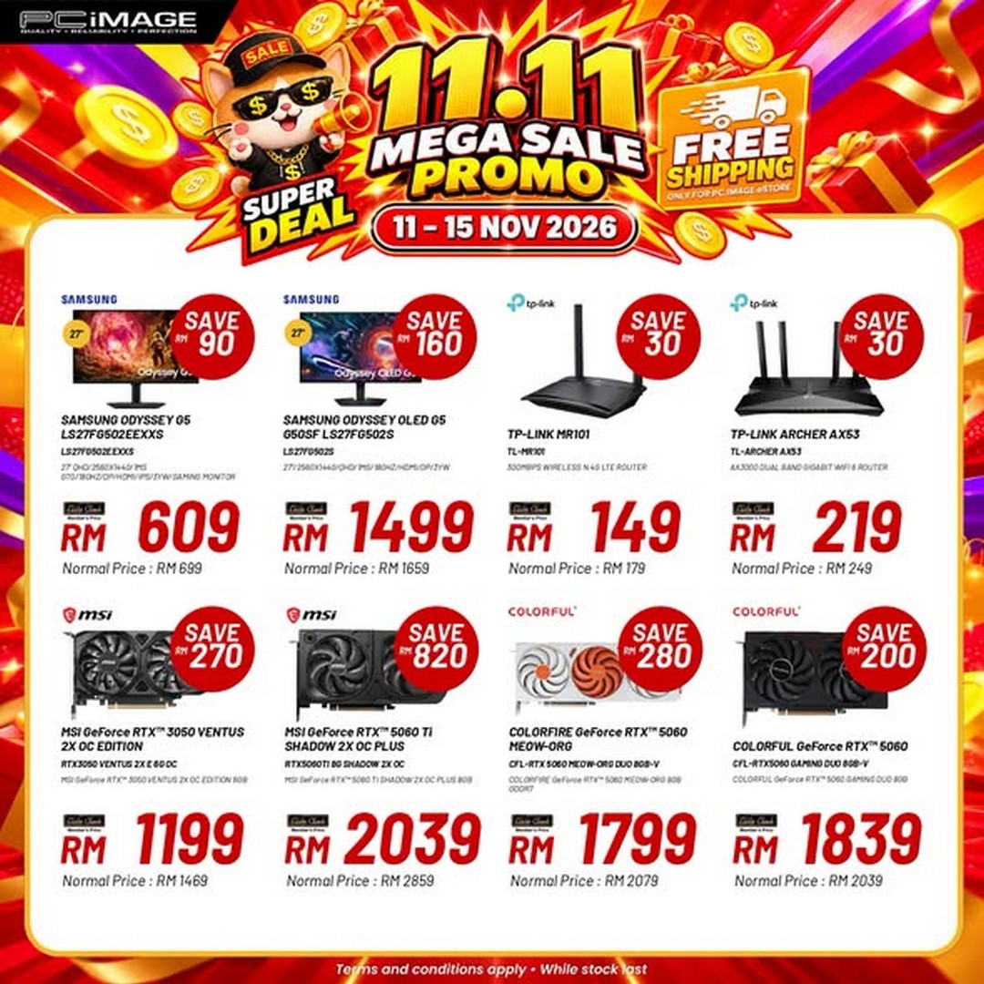 PC-Image-11.11-Mega-Sale-Promotion-Save-Up-to-RM3800-1 11–15 November 2026: PC Image 11.11 Mega Sale Promotion, Save Up to RM3,800 with Free Shipping on the eStore