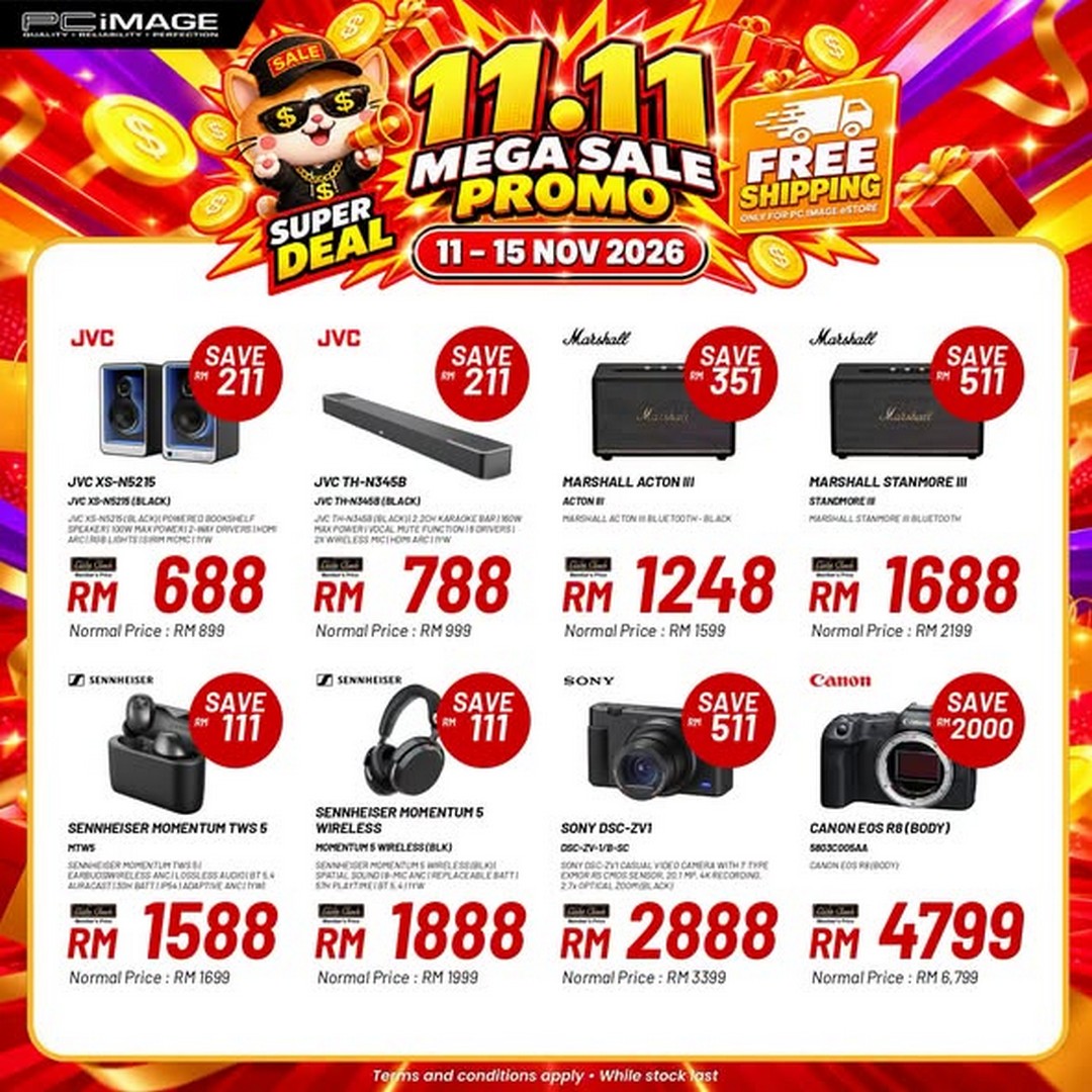 PC-Image-11.11-Mega-Sale-Promotion-Save-Up-to-RM3800-3 11–15 November 2026: PC Image 11.11 Mega Sale Promotion, Save Up to RM3,800 with Free Shipping on the eStore