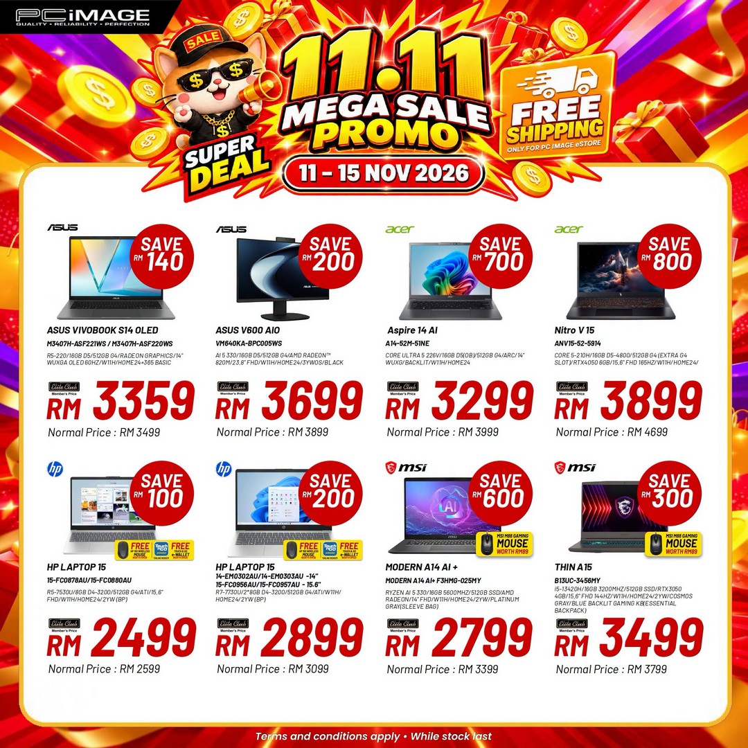 PC-Image-11.11-Mega-Sale-Promotion-Save-Up-to-RM3800-8 11–15 November 2026: PC Image 11.11 Mega Sale Promotion, Save Up to RM3,800 with Free Shipping on the eStore