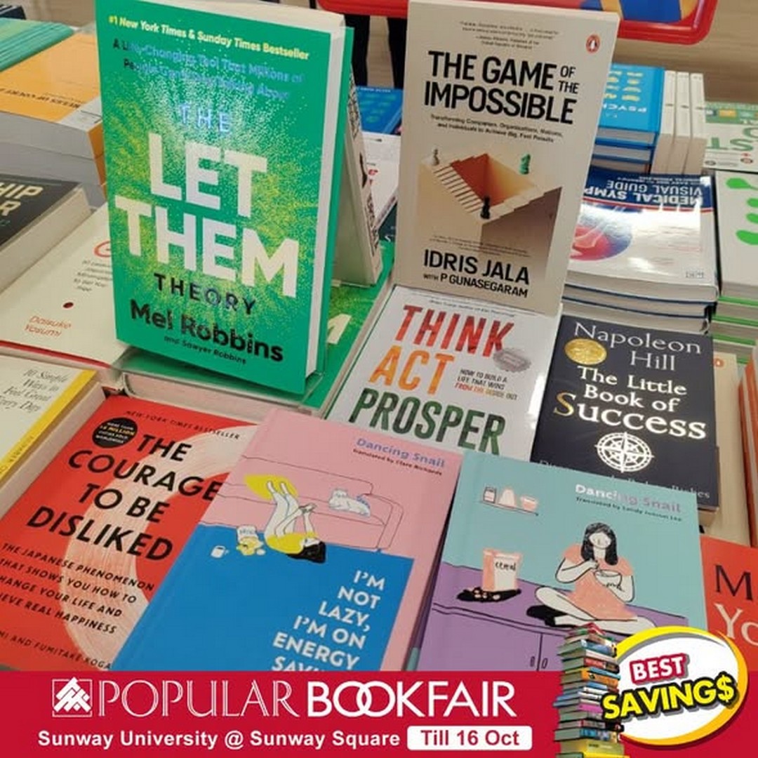 POPULAR-Book-Bookfair-Promotion-at-Sunway-University-2 12-16 October 2026: POPULAR Book: Bookfair Promotion at Sunway University, Sunway Square with 20% Member Rebate, RM10 Promotion Vouchers and Free Exclusive Gifts