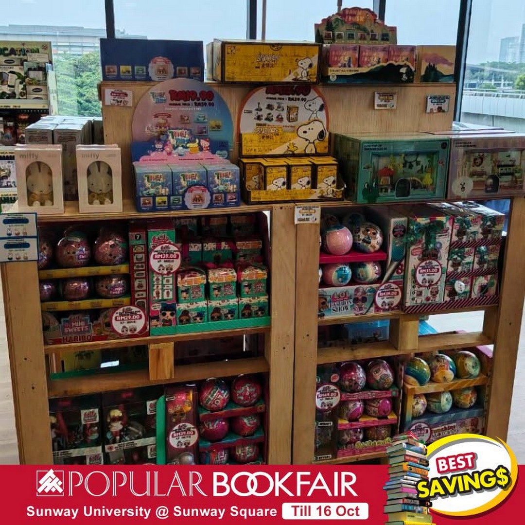 POPULAR-Book-Bookfair-Promotion-at-Sunway-University-6 12-16 October 2026: POPULAR Book: Bookfair Promotion at Sunway University, Sunway Square with 20% Member Rebate, RM10 Promotion Vouchers and Free Exclusive Gifts