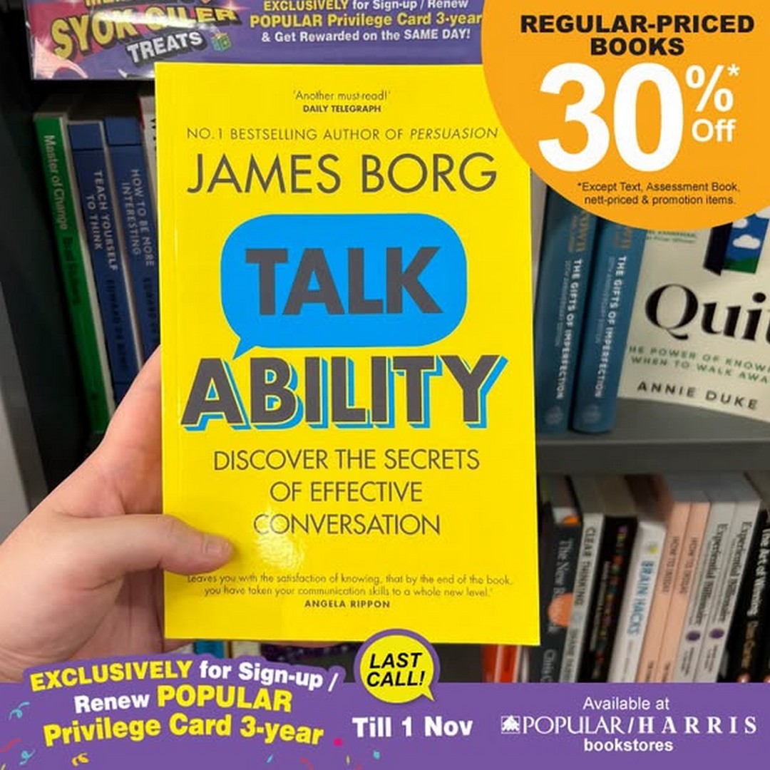POPULAR-Book-Malaysia-Members-Syok-Giler-Promotion-1 30 October–1 November 2026: POPULAR Book Malaysia Members' Syok Giler Promotion – Enjoy 30% OFF Regular-Priced Books & 40% OFF Selected Stationery at All POPULAR and HARRIS Bookstores