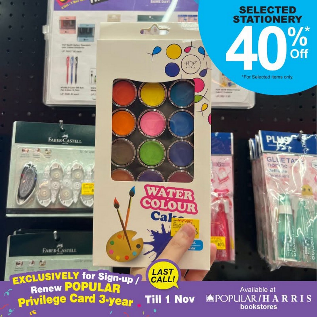 POPULAR-Book-Malaysia-Members-Syok-Giler-Promotion-19 30 October–1 November 2026: POPULAR Book Malaysia Members' Syok Giler Promotion – Enjoy 30% OFF Regular-Priced Books & 40% OFF Selected Stationery at All POPULAR and HARRIS Bookstores