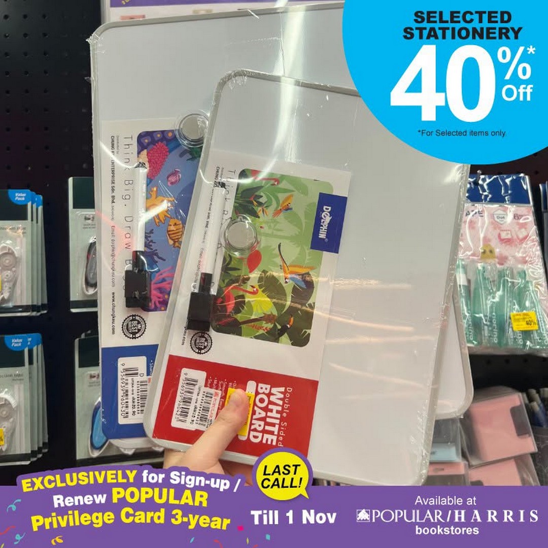POPULAR-Book-Malaysia-Members-Syok-Giler-Promotion-20 30 October–1 November 2026: POPULAR Book Malaysia Members' Syok Giler Promotion – Enjoy 30% OFF Regular-Priced Books & 40% OFF Selected Stationery at All POPULAR and HARRIS Bookstores