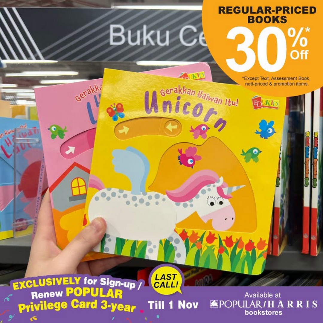 POPULAR-Book-Malaysia-Members-Syok-Giler-Promotion-8 30 October–1 November 2026: POPULAR Book Malaysia Members' Syok Giler Promotion – Enjoy 30% OFF Regular-Priced Books & 40% OFF Selected Stationery at All POPULAR and HARRIS Bookstores