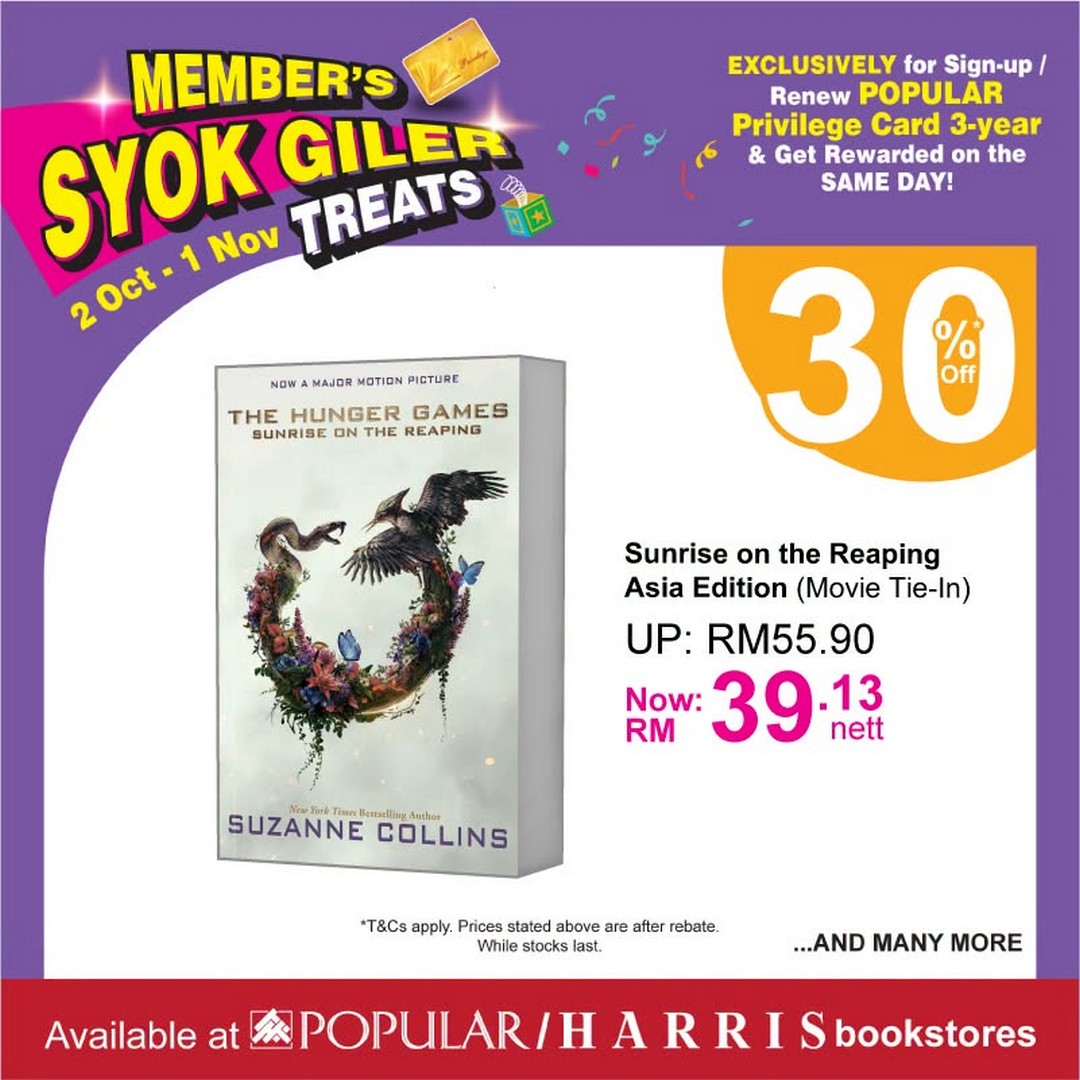 POPULAR-Bookstore-Malaysia-Get-30-OFF-Regular-Priced-English-12 Now Till 1 November 2026: POPULAR Bookstore Malaysia: Get 30% OFF Regular-Priced English Books with a 3-Year Privilege Card and 40% OFF Selected Stationery at POPULAR and HARRIS Bookstores