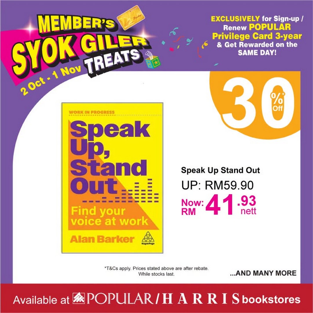 POPULAR-Bookstore-Malaysia-Get-30-OFF-Regular-Priced-English-6 Now Till 1 November 2026: POPULAR Bookstore Malaysia: Get 30% OFF Regular-Priced English Books with a 3-Year Privilege Card and 40% OFF Selected Stationery at POPULAR and HARRIS Bookstores