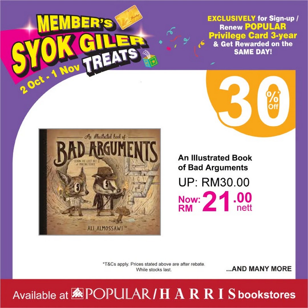 POPULAR-Bookstore-Malaysia-Get-30-OFF-Regular-Priced-English-7 Now Till 1 November 2026: POPULAR Bookstore Malaysia: Get 30% OFF Regular-Priced English Books with a 3-Year Privilege Card and 40% OFF Selected Stationery at POPULAR and HARRIS Bookstores