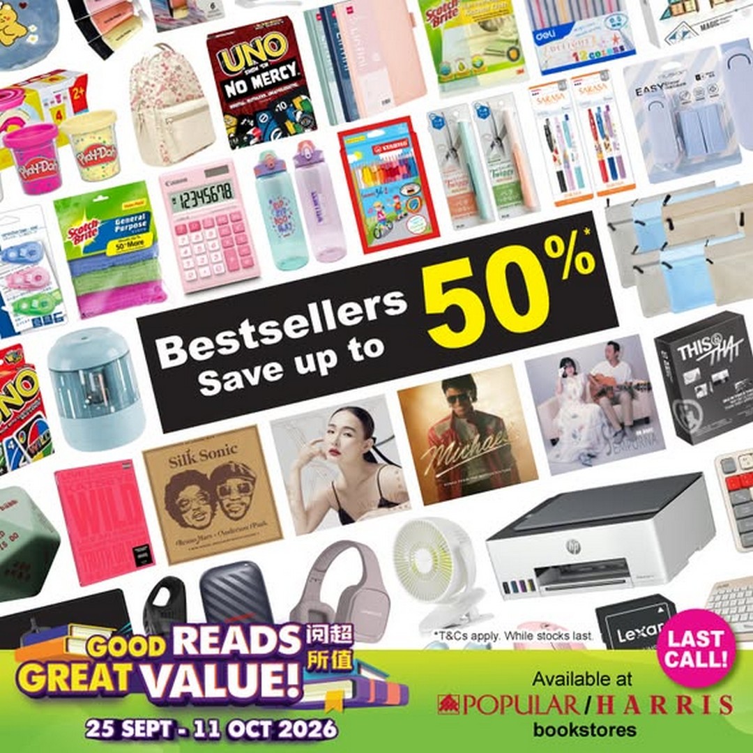 POPULAR-Bookstore-Malaysia-Last-Chance-Promotion-3 1-11 October 2026: POPULAR Bookstore Malaysia: Last Chance Promotion with Up to 50% Off Stationery, Up to 30% Off Bestsellers and RM3 Monami Glue Sticks at POPULAR and HARRIS Bookstores