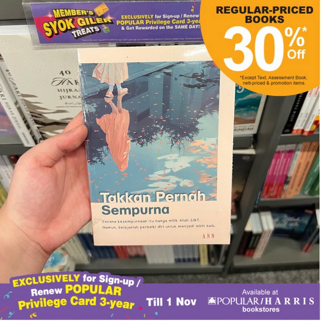 POPULAR-Bookstore-Members-Syok-Giler-Treats-Promotion-11 Now till 1 November 2026: POPULAR Bookstore: Member’s Syok Giler Treats Promotion – Get 30% Off Regular-Priced Books and 40% Off Selected Stationery at POPULAR and HARRIS Bookstores