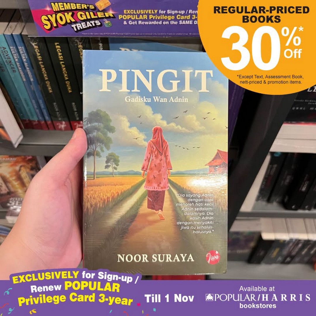POPULAR-Bookstore-Members-Syok-Giler-Treats-Promotion-7 Now till 1 November 2026: POPULAR Bookstore: Member’s Syok Giler Treats Promotion – Get 30% Off Regular-Priced Books and 40% Off Selected Stationery at POPULAR and HARRIS Bookstores
