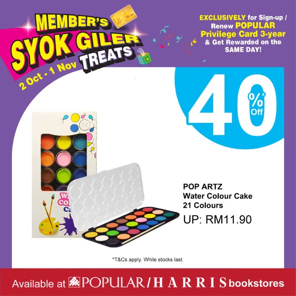 POPULAR-HARRIS-40-Off-Members-Stationery-Promotion-1 Now till 1 November 2026: POPULAR & HARRIS: 40% Off Members’ Stationery Promotion and 30% Off Books at All Bookstores
