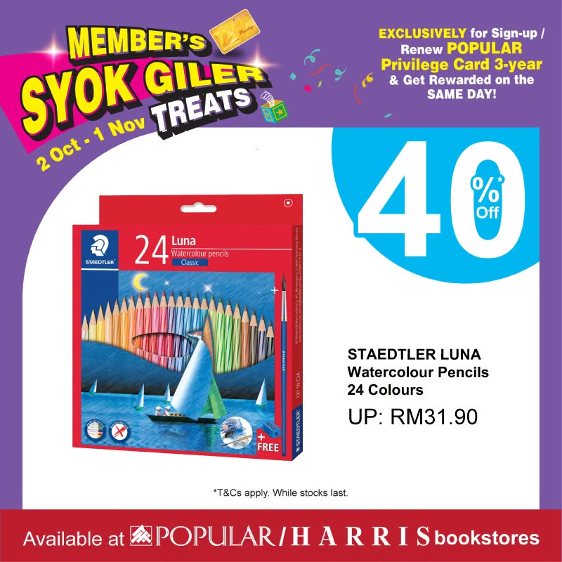 POPULAR-HARRIS-40-Off-Members-Stationery-Promotion-10 Now till 1 November 2026: POPULAR & HARRIS: 40% Off Members’ Stationery Promotion and 30% Off Books at All Bookstores