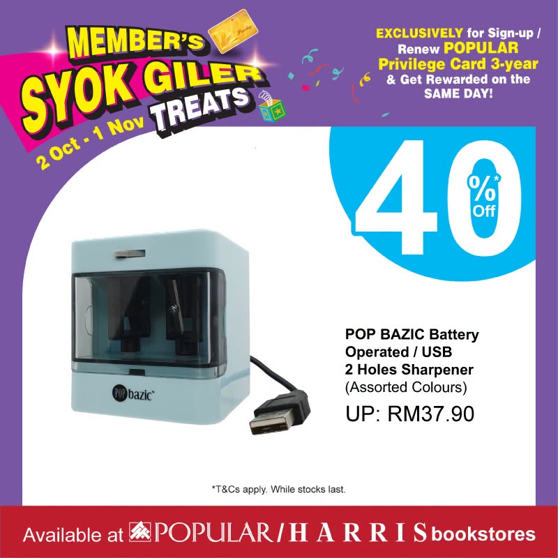 POPULAR-HARRIS-40-Off-Members-Stationery-Promotion-5 Now till 1 November 2026: POPULAR & HARRIS: 40% Off Members’ Stationery Promotion and 30% Off Books at All Bookstores