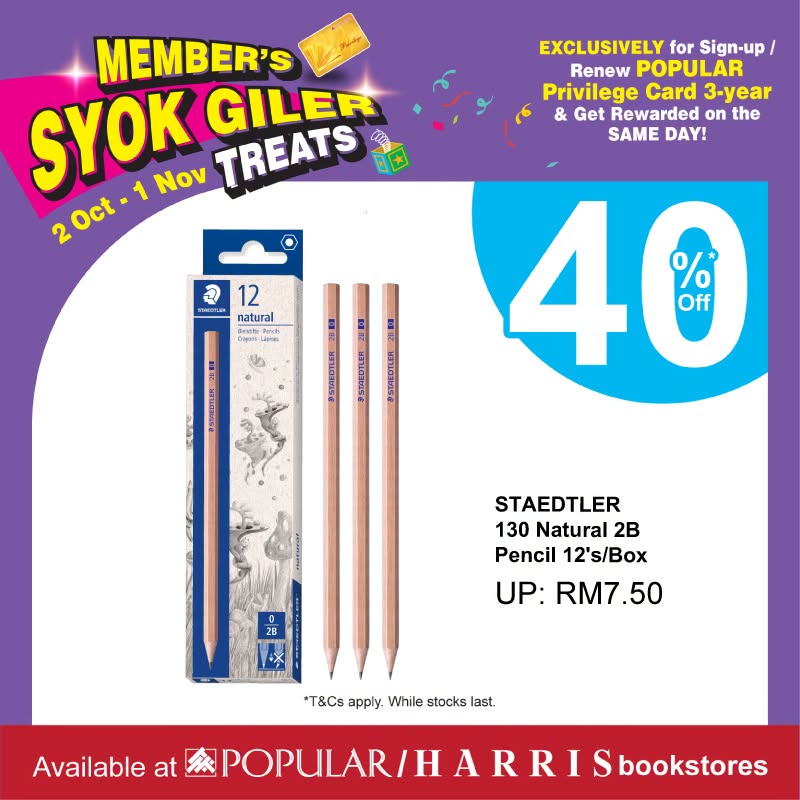 POPULAR-HARRIS-40-Off-Members-Stationery-Promotion-8 Now till 1 November 2026: POPULAR & HARRIS: 40% Off Members’ Stationery Promotion and 30% Off Books at All Bookstores