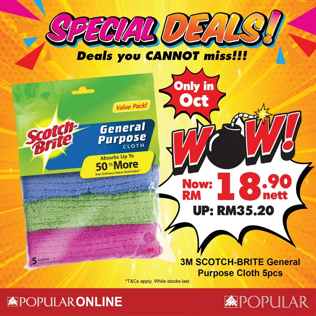 POPULAR-HARRIS-October-WOW-Deals-Sale-7 7 October 2026 onwards: POPULAR & HARRIS: October WOW Deals Sale and Promotion on Books, Stationery, Gadgets & More