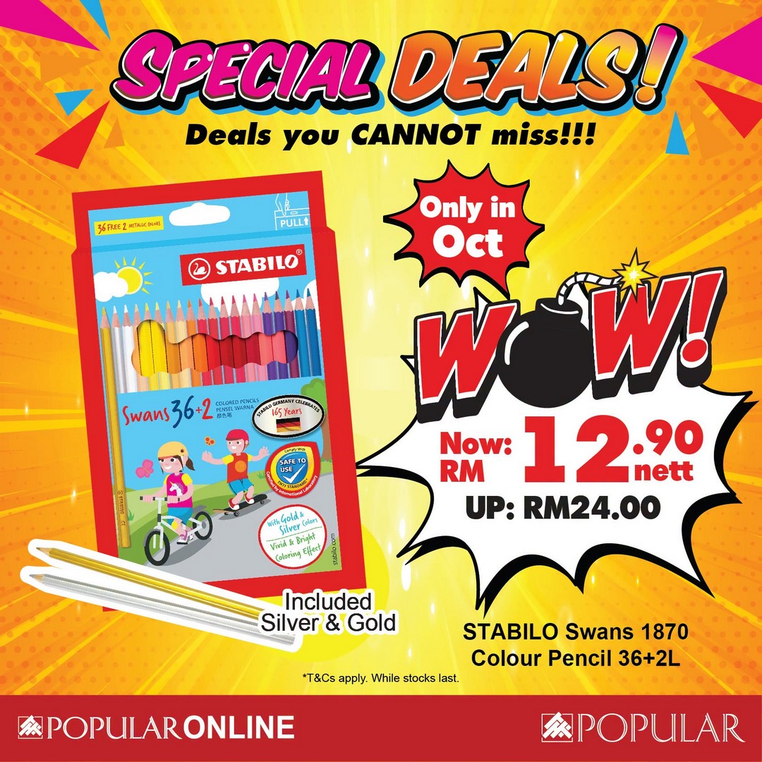 POPULAR-HARRIS-October-WOW-Deals-Sale-8 7 October 2026 onwards: POPULAR & HARRIS: October WOW Deals Sale and Promotion on Books, Stationery, Gadgets & More