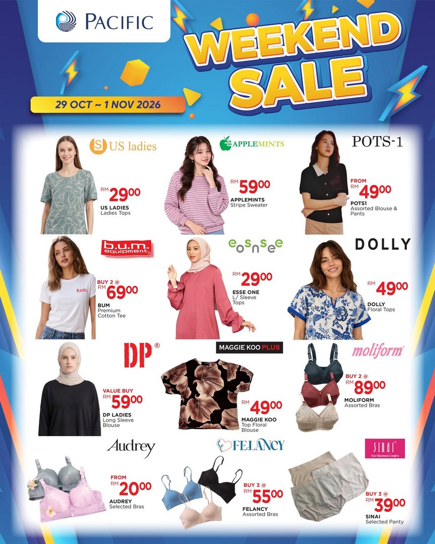 Pacific-Malaysia-Weekend-Sale-–-Shop-Groceries-4 29 October–1 November 2026: Pacific Malaysia Weekend Sale – Shop Groceries, Fashion, Shoes, Handbags and Home Essentials for Less