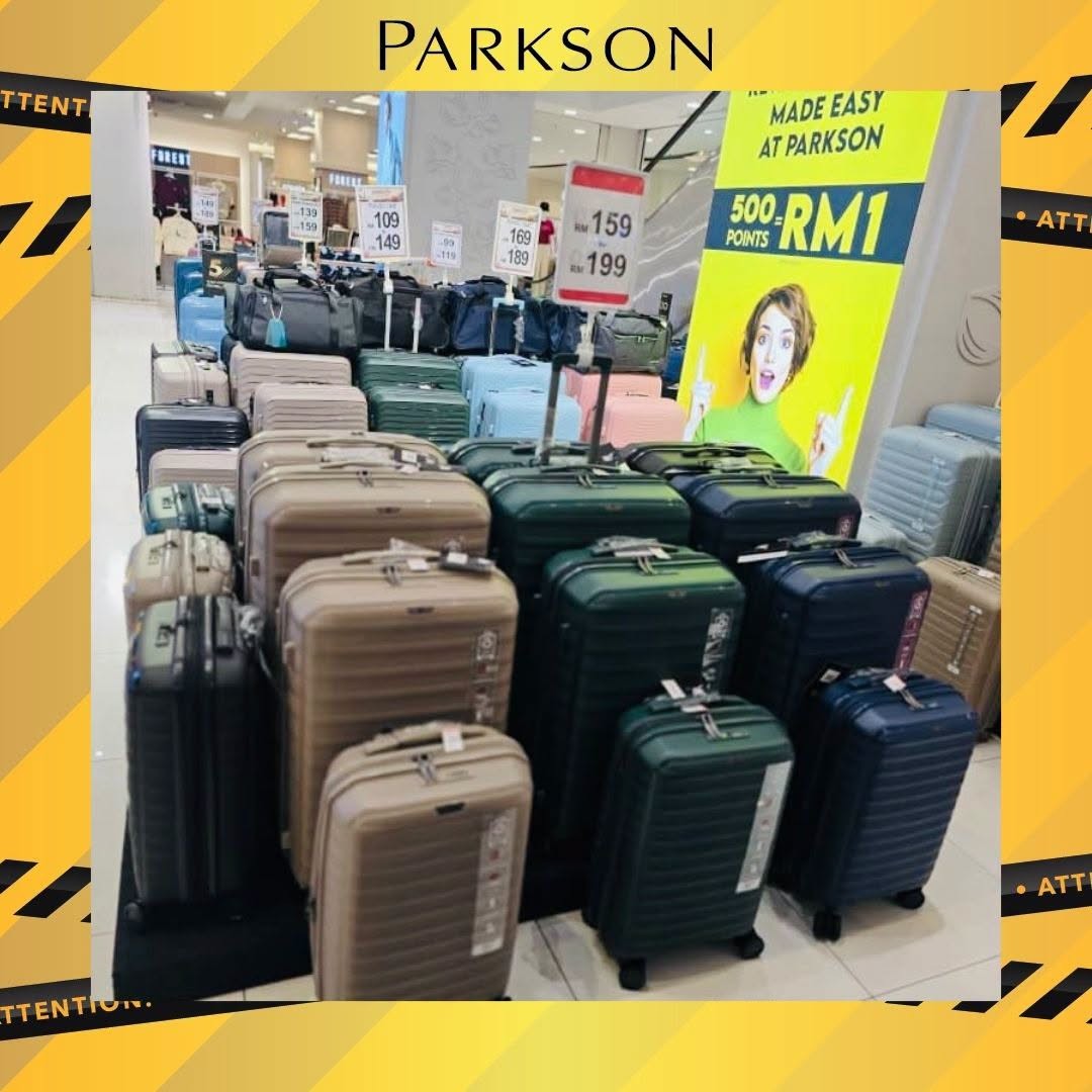 Parkson-Malaysia-Luggage-Fair-Promotion-at-Parkson-KipMall-11 17 October–9 November 2026: Parkson Malaysia: Luggage Fair Promotion at Parkson KipMall Setapak with Up to 70% Off Travel Luggage, Exclusive Purchase-with-Purchase Deals and Free Travel Pillows