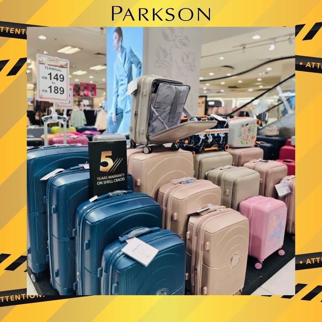 Parkson-Malaysia-Luggage-Fair-Promotion-at-Parkson-KipMall-12 17 October–9 November 2026: Parkson Malaysia: Luggage Fair Promotion at Parkson KipMall Setapak with Up to 70% Off Travel Luggage, Exclusive Purchase-with-Purchase Deals and Free Travel Pillows