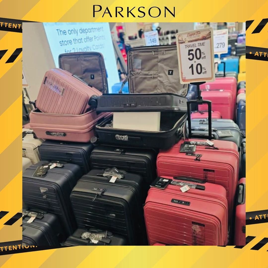 Parkson-Malaysia-Luggage-Fair-Promotion-at-Parkson-KipMall-17 17 October–9 November 2026: Parkson Malaysia: Luggage Fair Promotion at Parkson KipMall Setapak with Up to 70% Off Travel Luggage, Exclusive Purchase-with-Purchase Deals and Free Travel Pillows