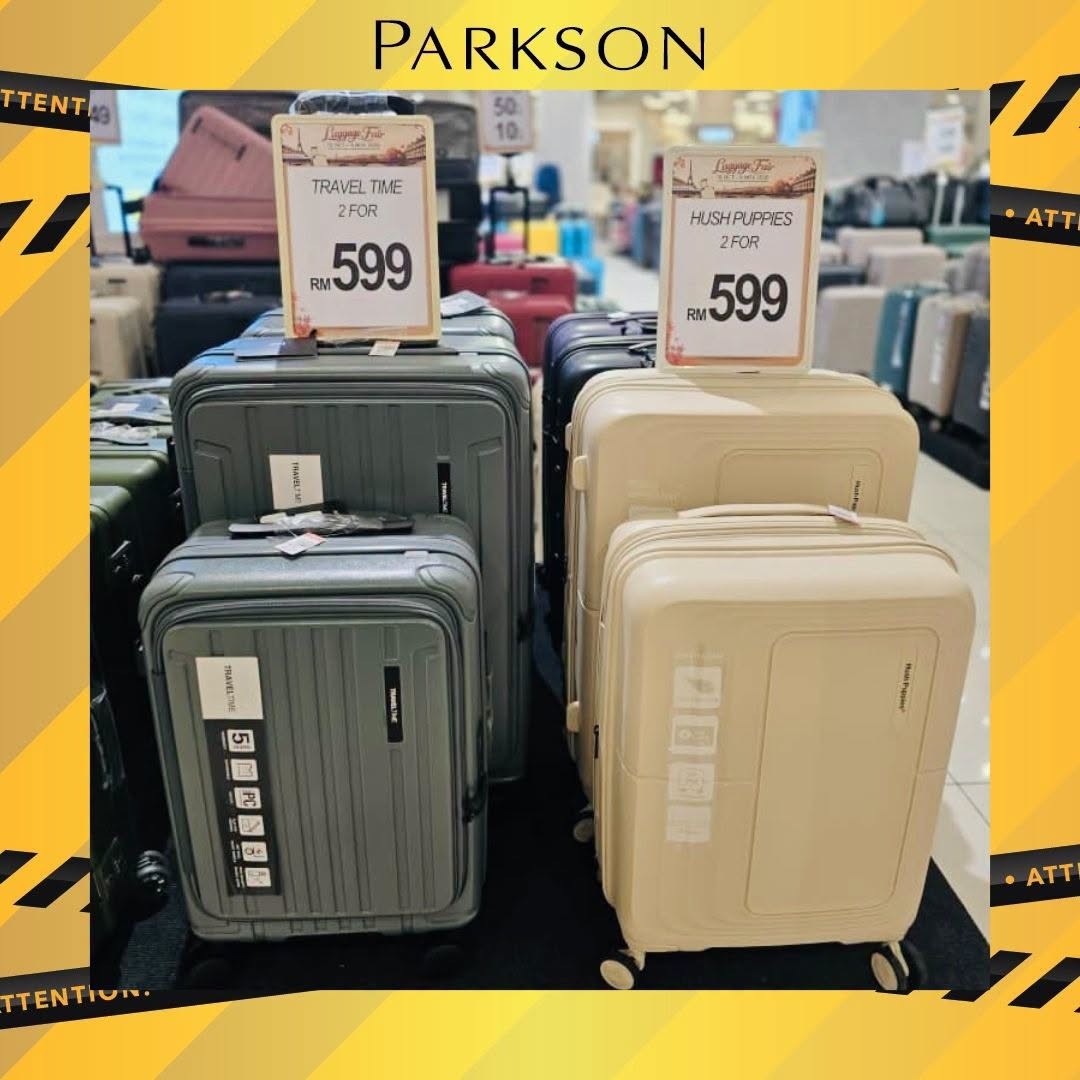 Parkson-Malaysia-Luggage-Fair-Promotion-at-Parkson-KipMall-19 17 October–9 November 2026: Parkson Malaysia: Luggage Fair Promotion at Parkson KipMall Setapak with Up to 70% Off Travel Luggage, Exclusive Purchase-with-Purchase Deals and Free Travel Pillows