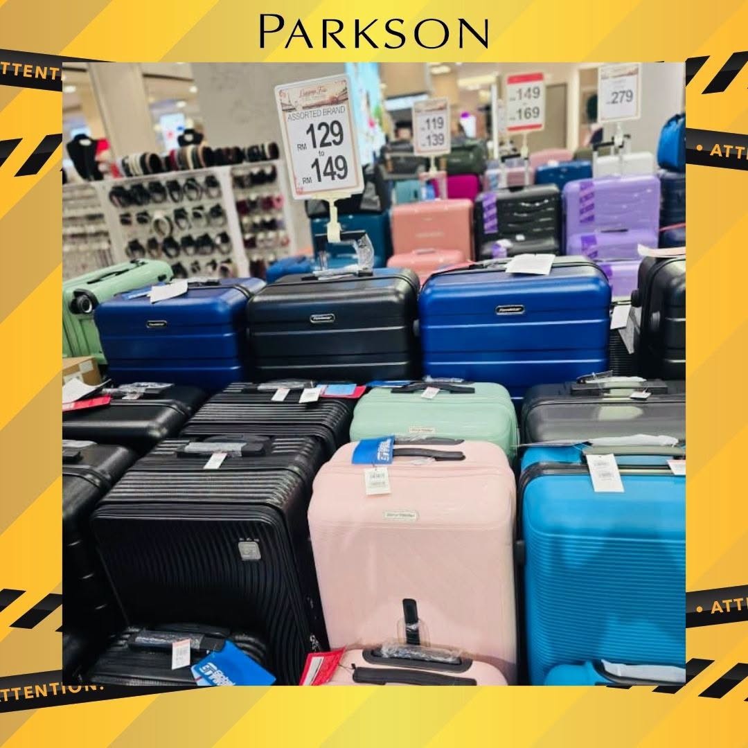 Parkson-Malaysia-Luggage-Fair-Promotion-at-Parkson-KipMall-22 17 October–9 November 2026: Parkson Malaysia: Luggage Fair Promotion at Parkson KipMall Setapak with Up to 70% Off Travel Luggage, Exclusive Purchase-with-Purchase Deals and Free Travel Pillows