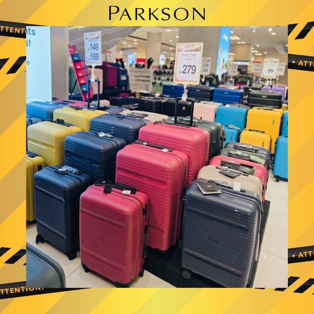 Parkson-Malaysia-Luggage-Fair-Promotion-at-Parkson-KipMall-5 17 October–9 November 2026: Parkson Malaysia: Luggage Fair Promotion at Parkson KipMall Setapak with Up to 70% Off Travel Luggage, Exclusive Purchase-with-Purchase Deals and Free Travel Pillows