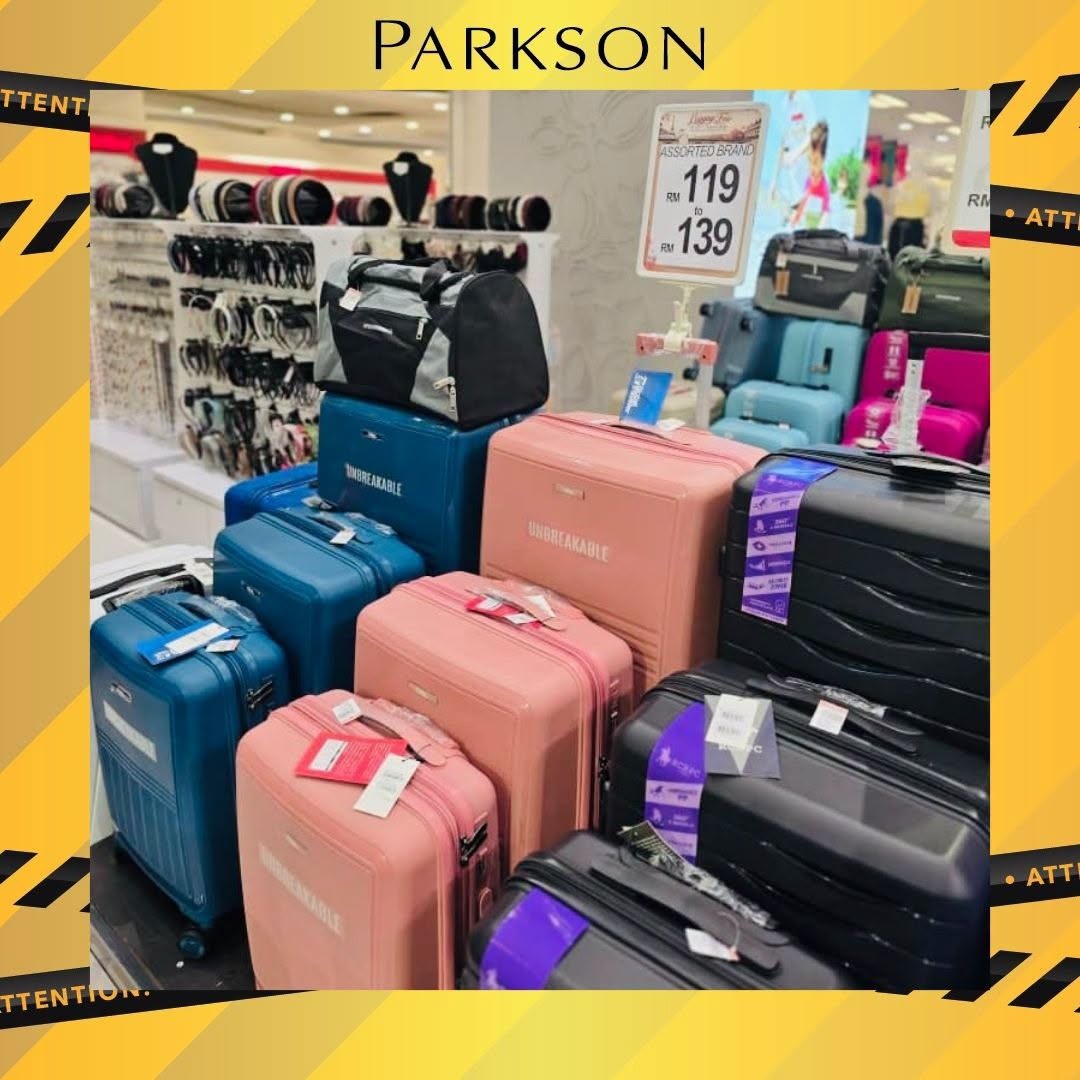 Parkson-Malaysia-Luggage-Fair-Promotion-at-Parkson-KipMall-6 17 October–9 November 2026: Parkson Malaysia: Luggage Fair Promotion at Parkson KipMall Setapak with Up to 70% Off Travel Luggage, Exclusive Purchase-with-Purchase Deals and Free Travel Pillows