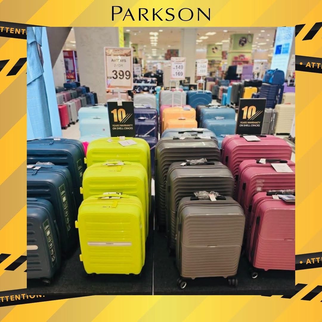 Parkson-Malaysia-Luggage-Fair-Promotion-at-Parkson-KipMall-7 17 October–9 November 2026: Parkson Malaysia: Luggage Fair Promotion at Parkson KipMall Setapak with Up to 70% Off Travel Luggage, Exclusive Purchase-with-Purchase Deals and Free Travel Pillows