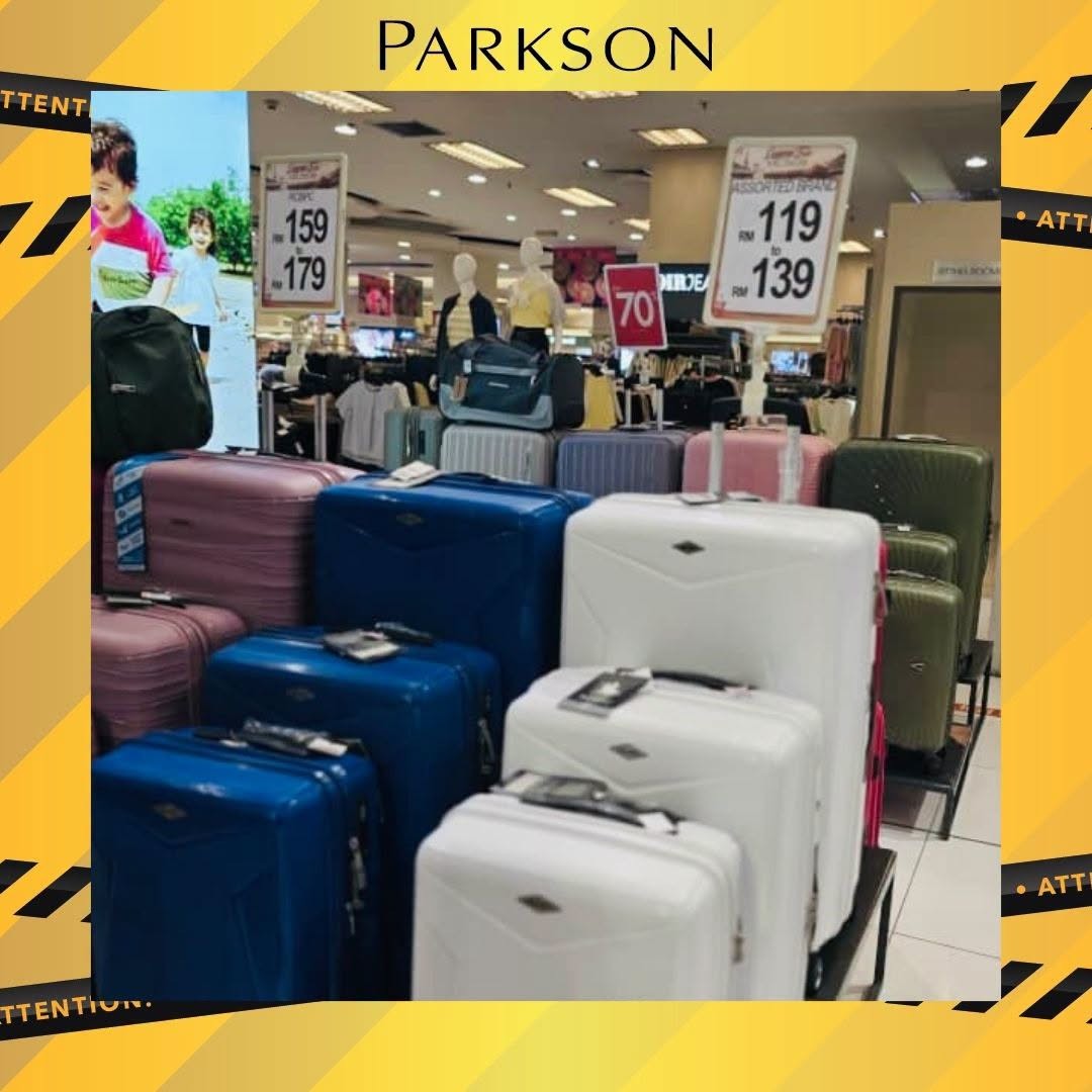 Parkson-Malaysia-Luggage-Fair-Promotion-at-Parkson-KipMall-8 17 October–9 November 2026: Parkson Malaysia: Luggage Fair Promotion at Parkson KipMall Setapak with Up to 70% Off Travel Luggage, Exclusive Purchase-with-Purchase Deals and Free Travel Pillows