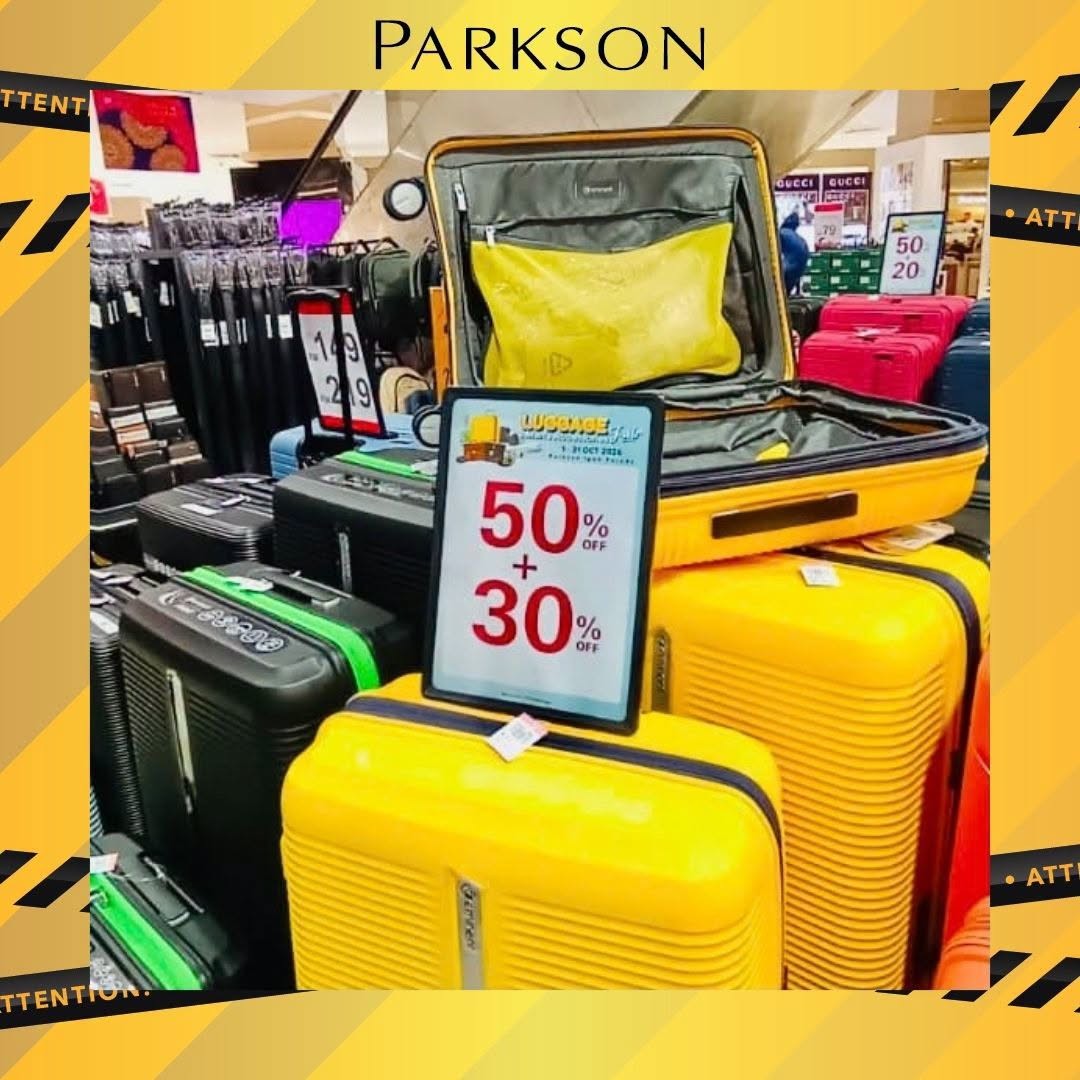 Parkson-Malaysia-Luggage-Mens-Accessories-Fair-Sale-Up-to-70-Off-19 Now till 31 October 2026: Parkson Malaysia: Luggage & Men’s Accessories Fair Sale Up to 70% Off at Parkson Ipoh Parade