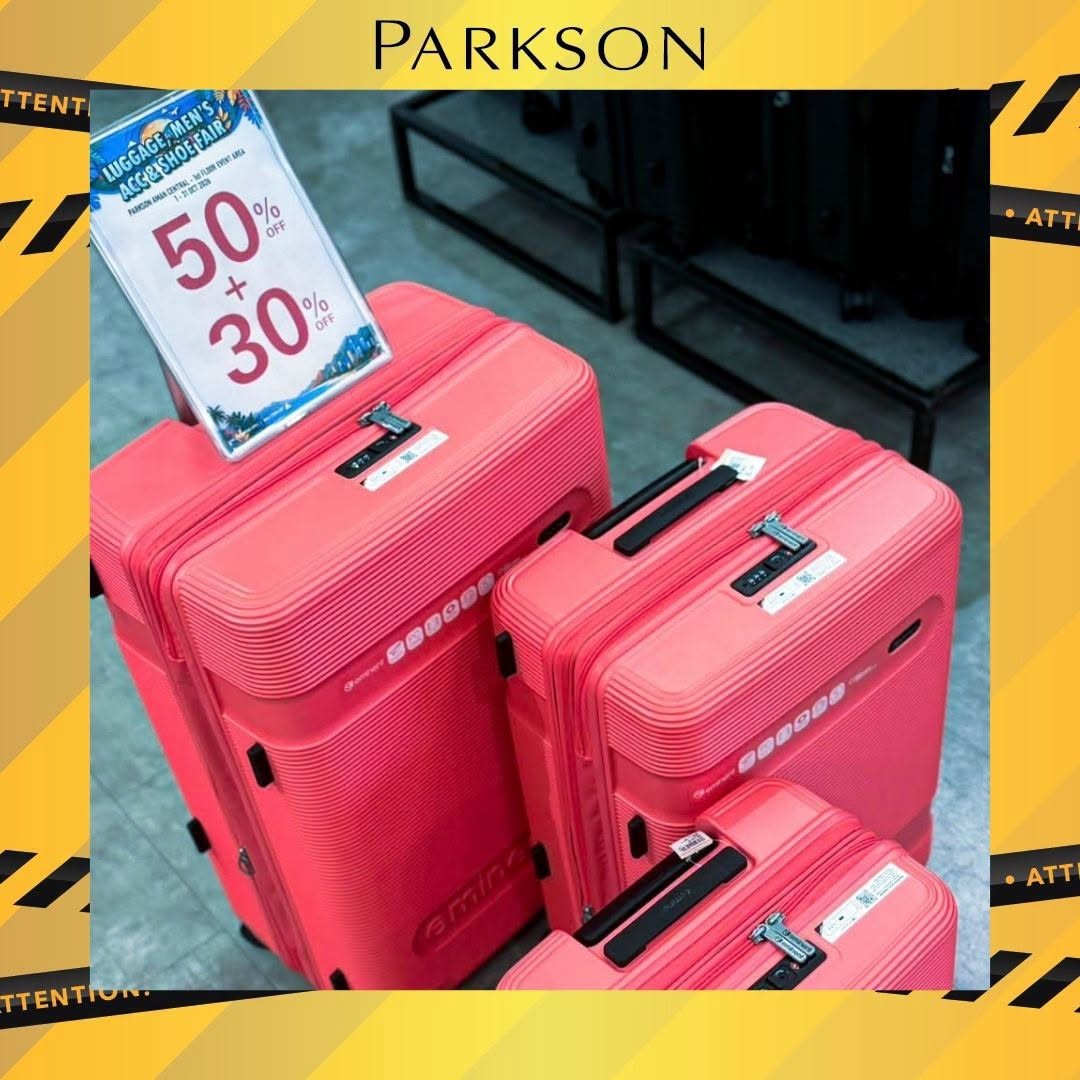 Parkson-Malaysia-Luggage-Mens-Accessories-Shoe-Fair-13 1-31 October 2026: Parkson Malaysia: Luggage, Men's Accessories & Shoe Fair Promotion at Parkson Aman Central with Up to 80% Off, Travel Deals and Free Gifts