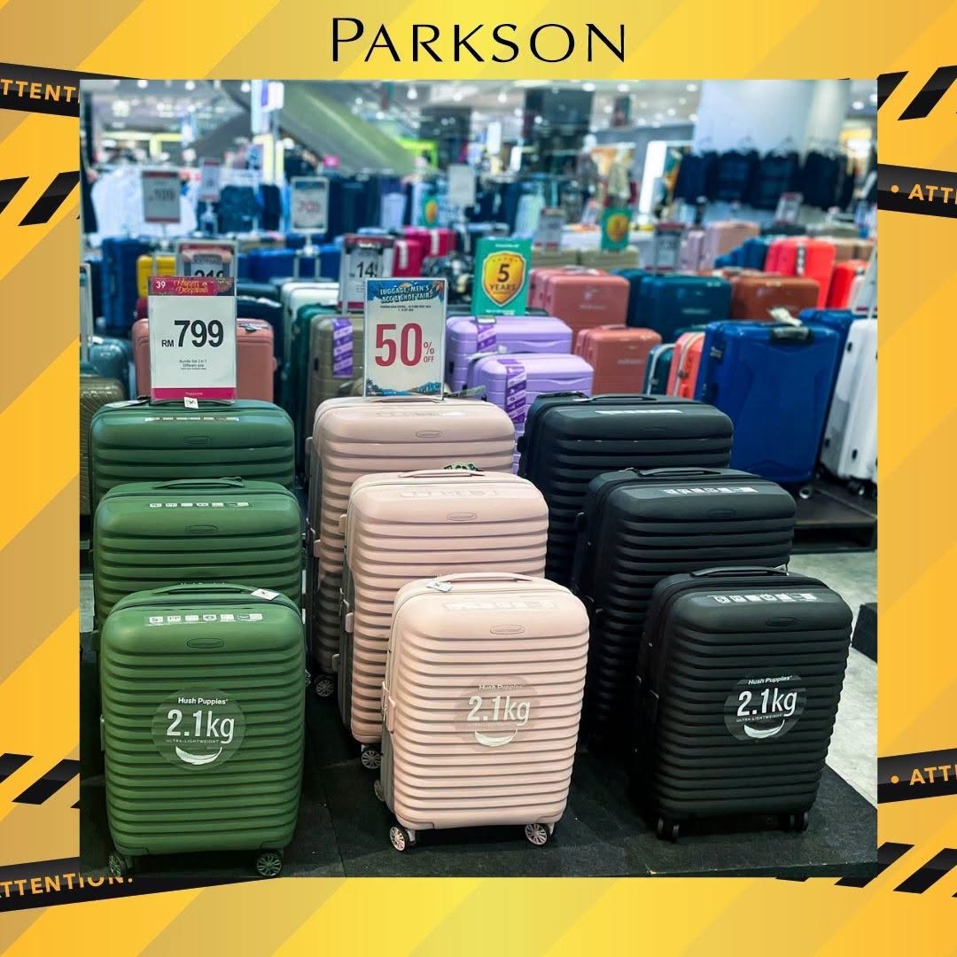 Parkson-Malaysia-Luggage-Mens-Accessories-Shoe-Fair-6 1-31 October 2026: Parkson Malaysia: Luggage, Men's Accessories & Shoe Fair Promotion at Parkson Aman Central with Up to 80% Off, Travel Deals and Free Gifts