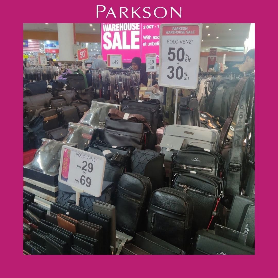 Parkson-Malaysia-Warehouse-Sale-with-Fashion-Babywear-Footwear-Home-Deals-10 7 October-1 November 2026: Parkson Malaysia: Warehouse Sale with Fashion, Babywear, Footwear & Home Deals from RM14 at 1Borneo