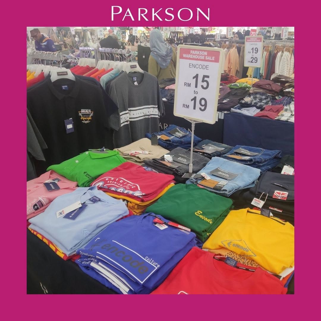 Parkson-Malaysia-Warehouse-Sale-with-Fashion-Babywear-Footwear-Home-Deals-13 7 October-1 November 2026: Parkson Malaysia: Warehouse Sale with Fashion, Babywear, Footwear & Home Deals from RM14 at 1Borneo